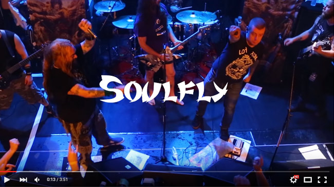 SOULFLY and KING PARROT : Ace of spades, motrhead tribute - Toulouse - european tour 2016